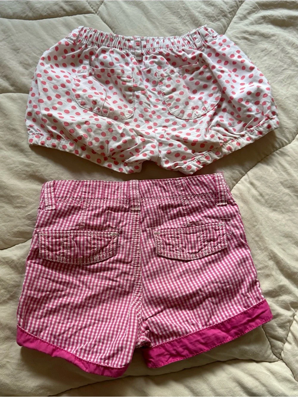 Vintage Oshkosh polka dot/gingham shorts bundle 4